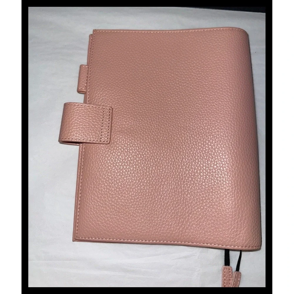 Moterm Planner Cover B6 Pink Pebbled‎ Leather Organizer